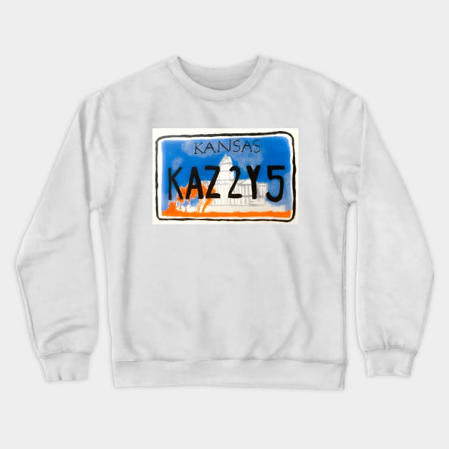 KAZ 2Y5 Licence Plate - SPN Crewneck Sweatshirt by SOwenDesign